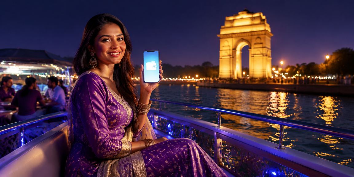 Delhi India Gate with Sports Betting Theme